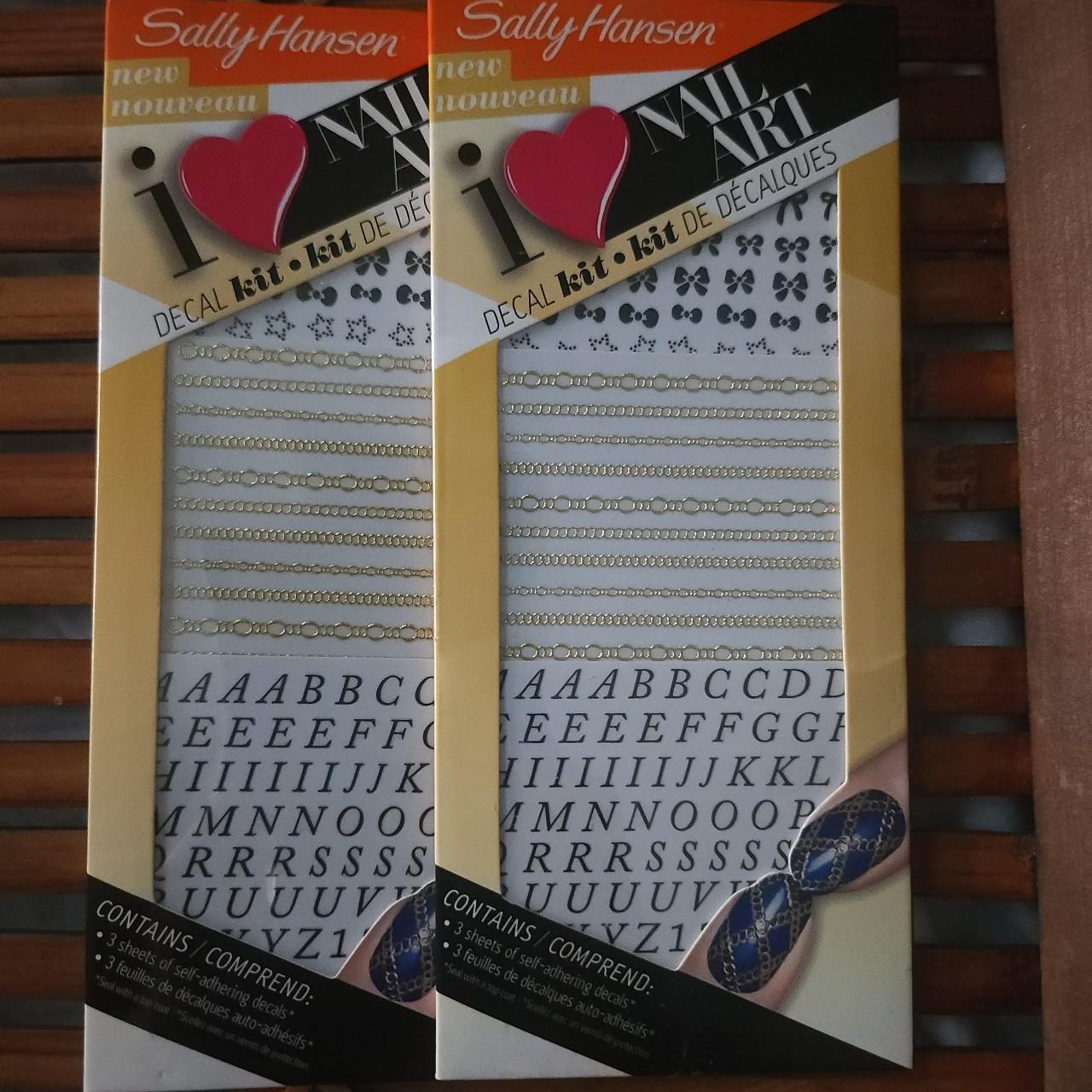 Sally Hansen Nail Art Decal Kit of a pair. New in... Depop