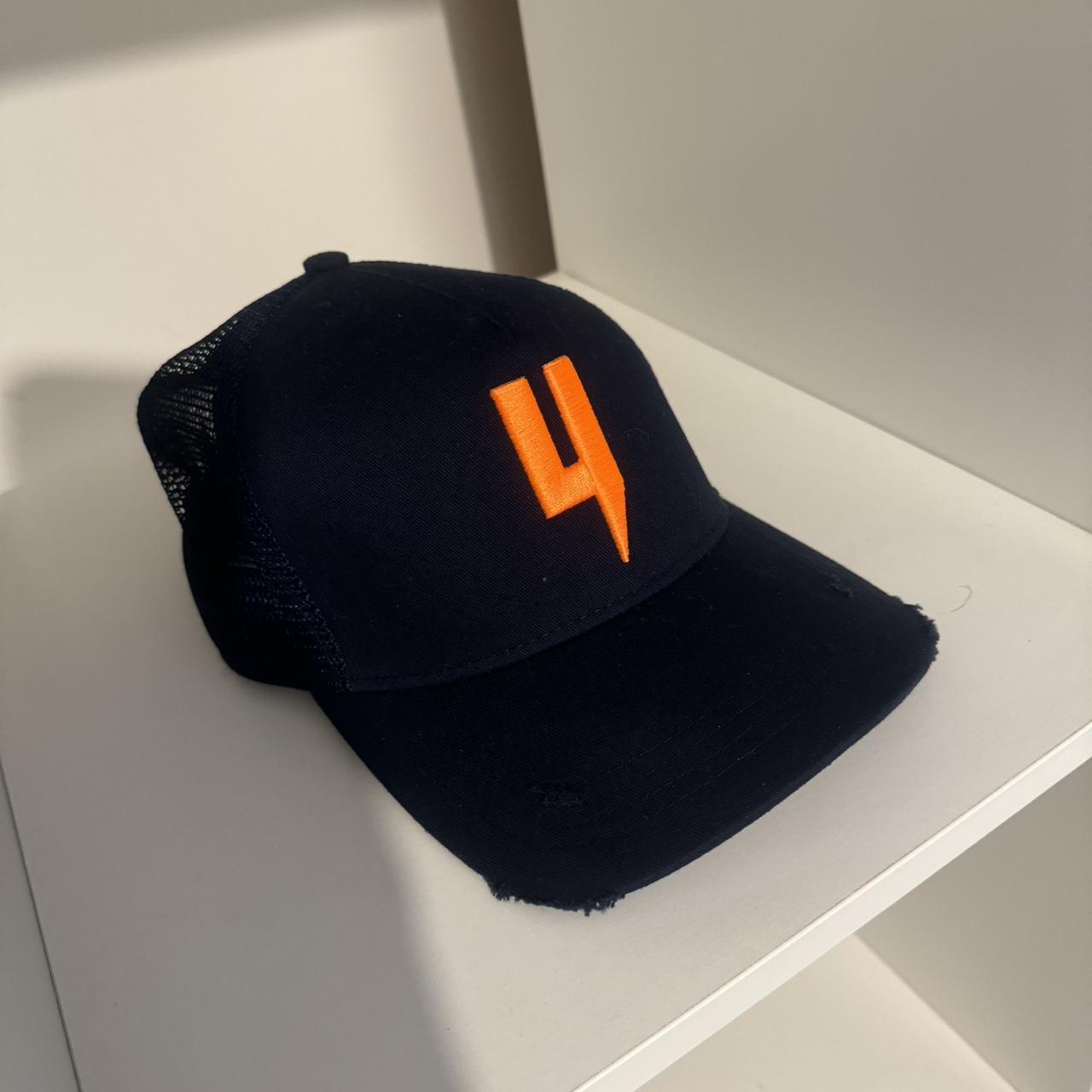 Yelir Cap Navy And Orange NO OFFERS Yelir... Depop