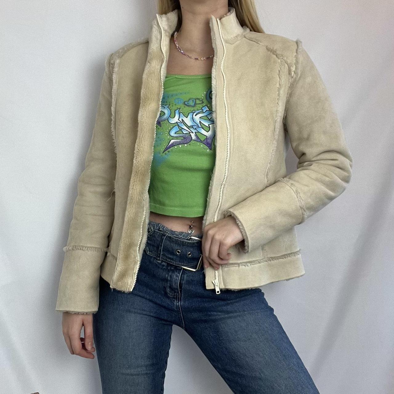Women's Cream Jacket Depop