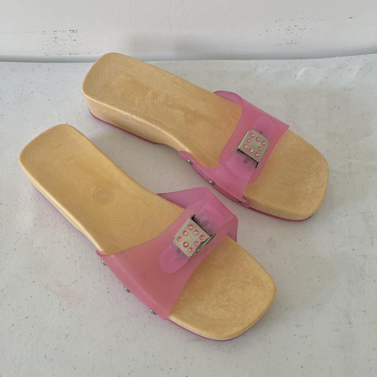 pink buckle slides size 5 free shipping Depop