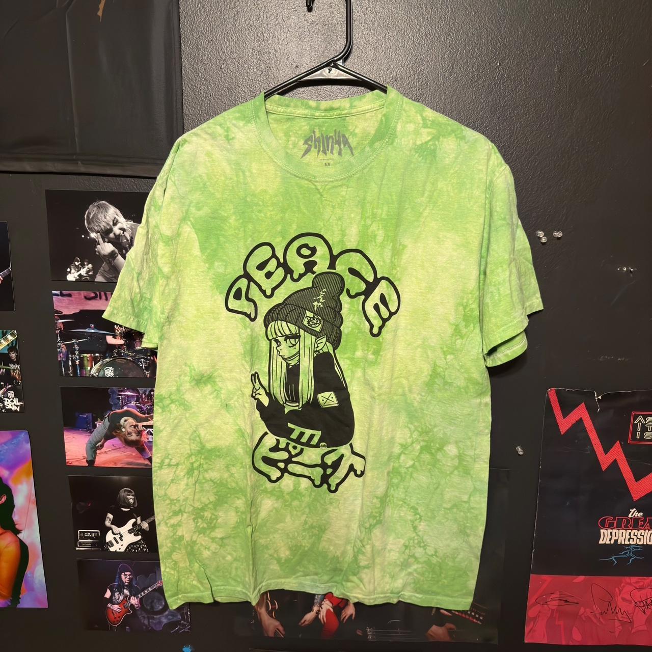 Hot Topic Men's Green T-shirt | Depop