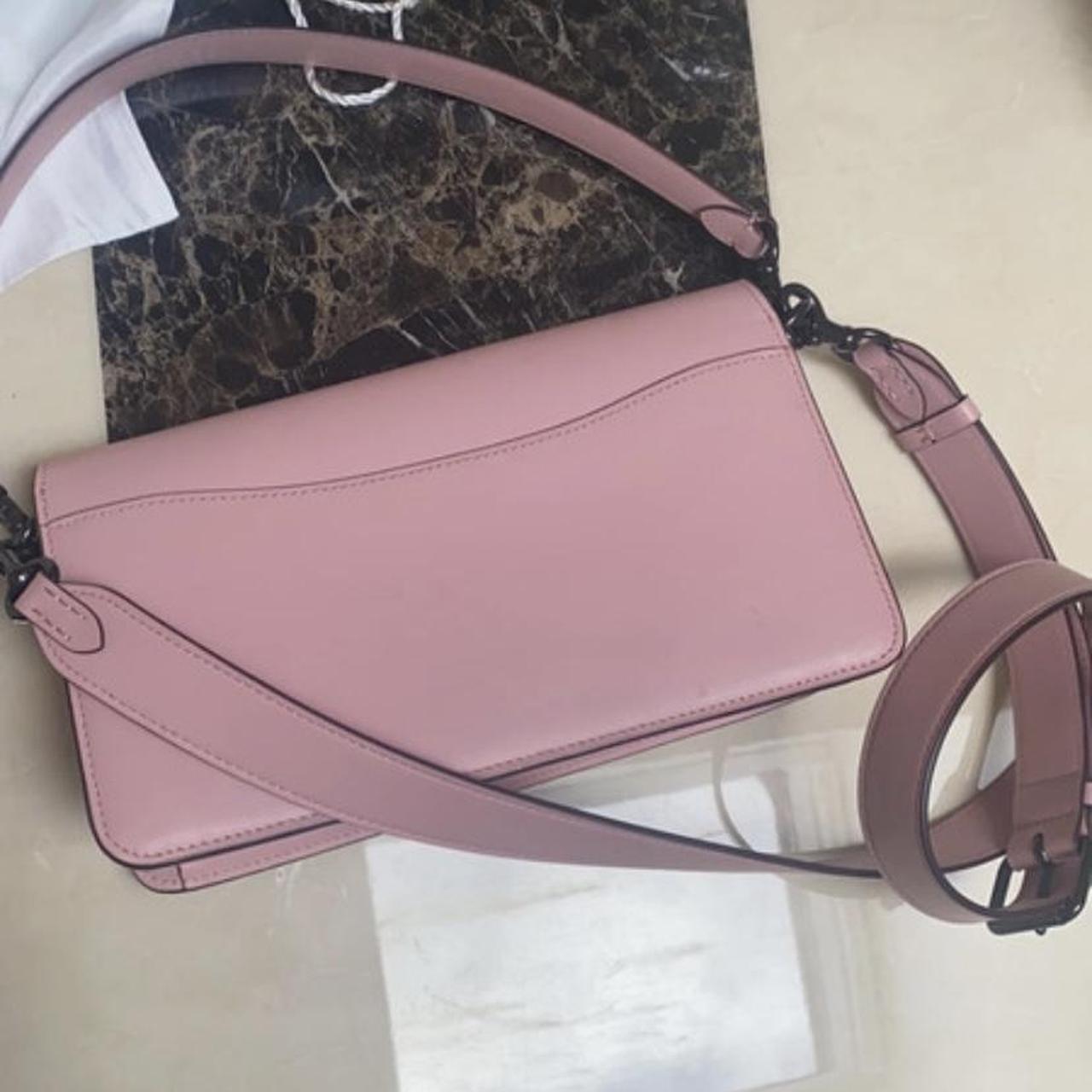 Coach Women's Pink and Brown Bag | Depop