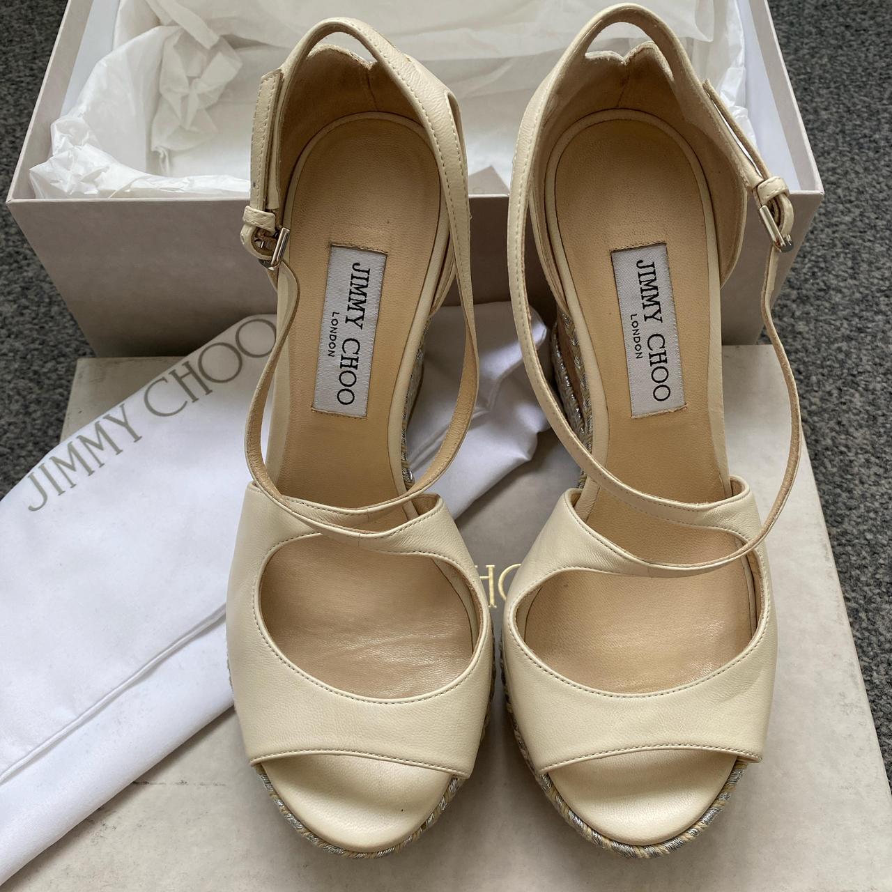 Jimmy Choo Dakota wedges in Latte Size 38 / UK | Depop Jimmy Choo Dakota wedges in Latte Size 38 / UK | Depop