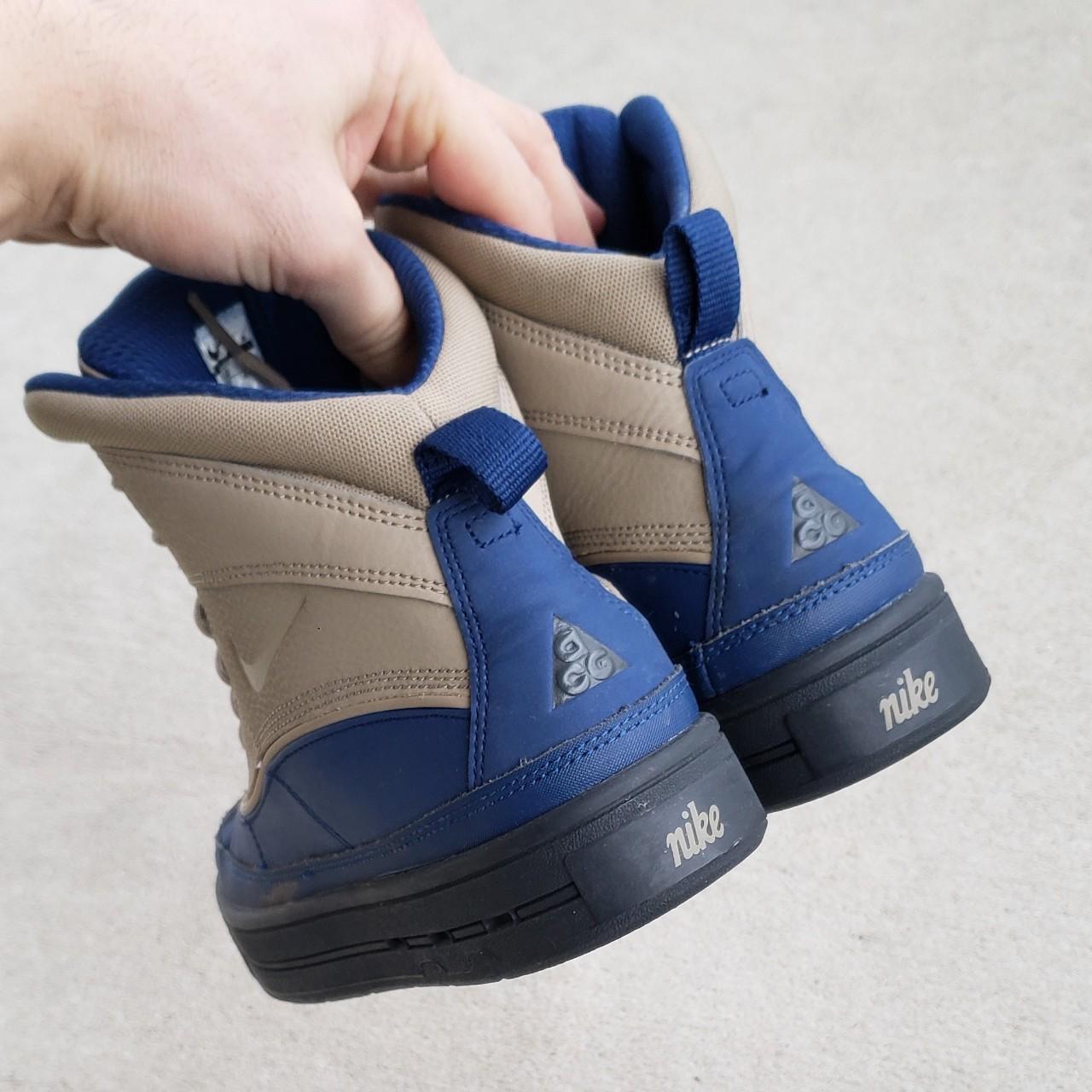 acg nike boots blue