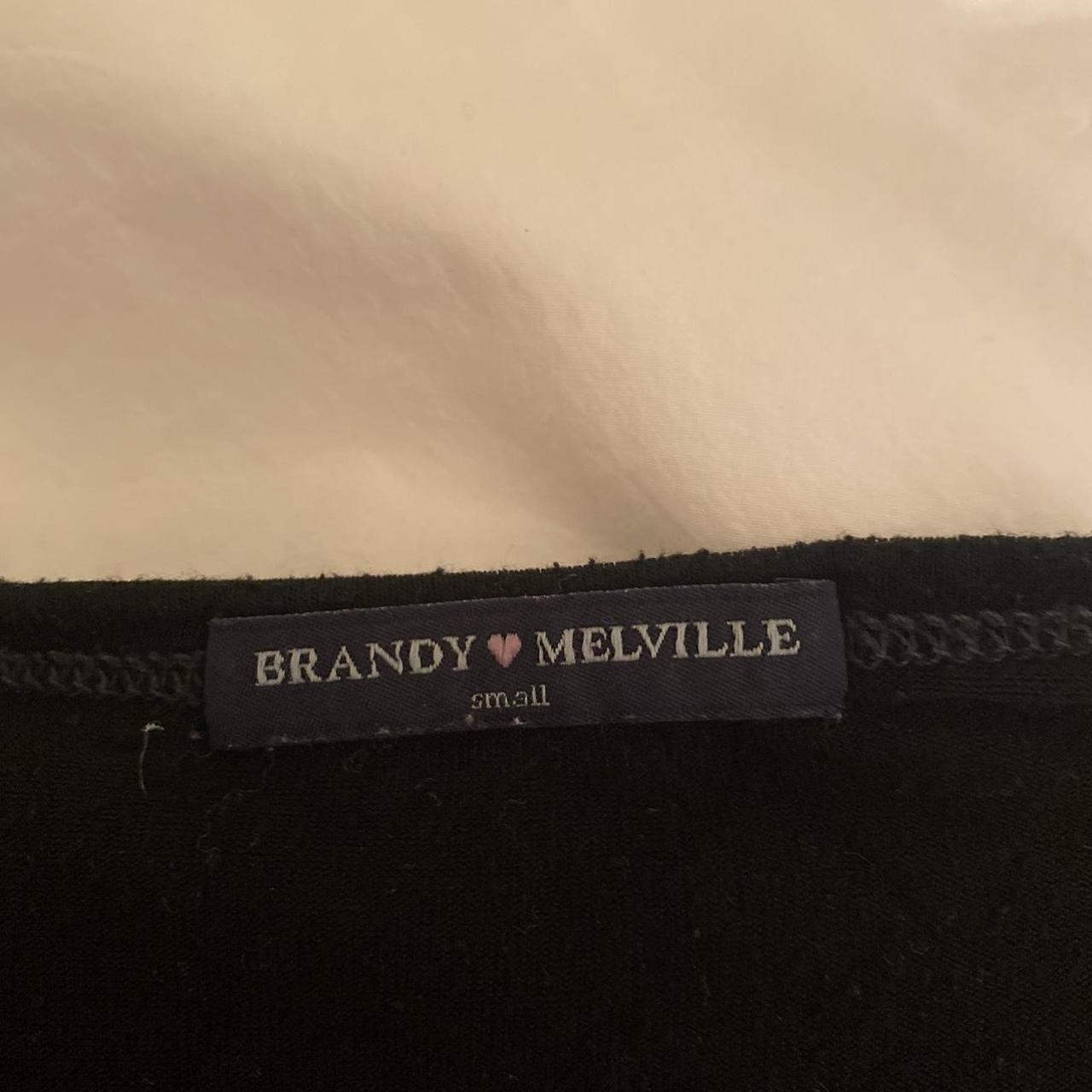 No longer sold rare brandy Melville black tee... - Depop