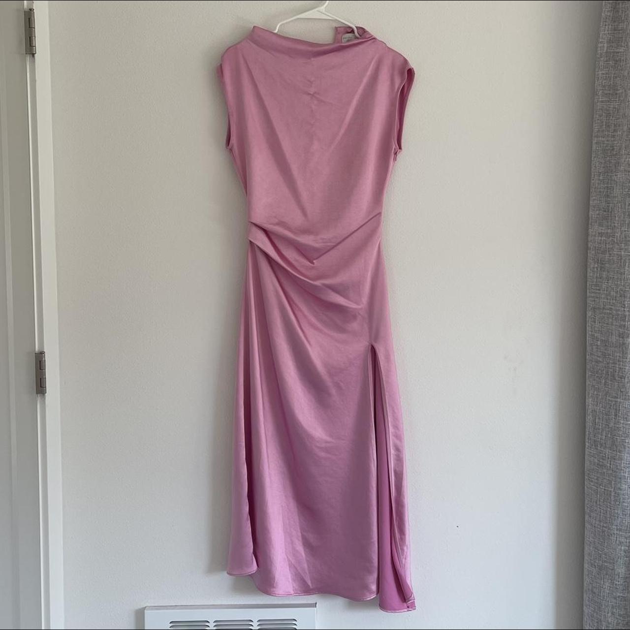 asos nike pink dress