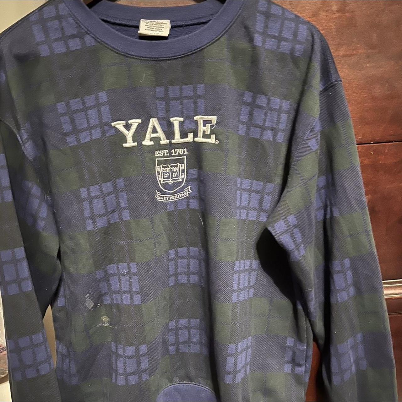 Vintage Yale University Bulldogs Crewneck Sweatshirt 90’s offers College Size XL