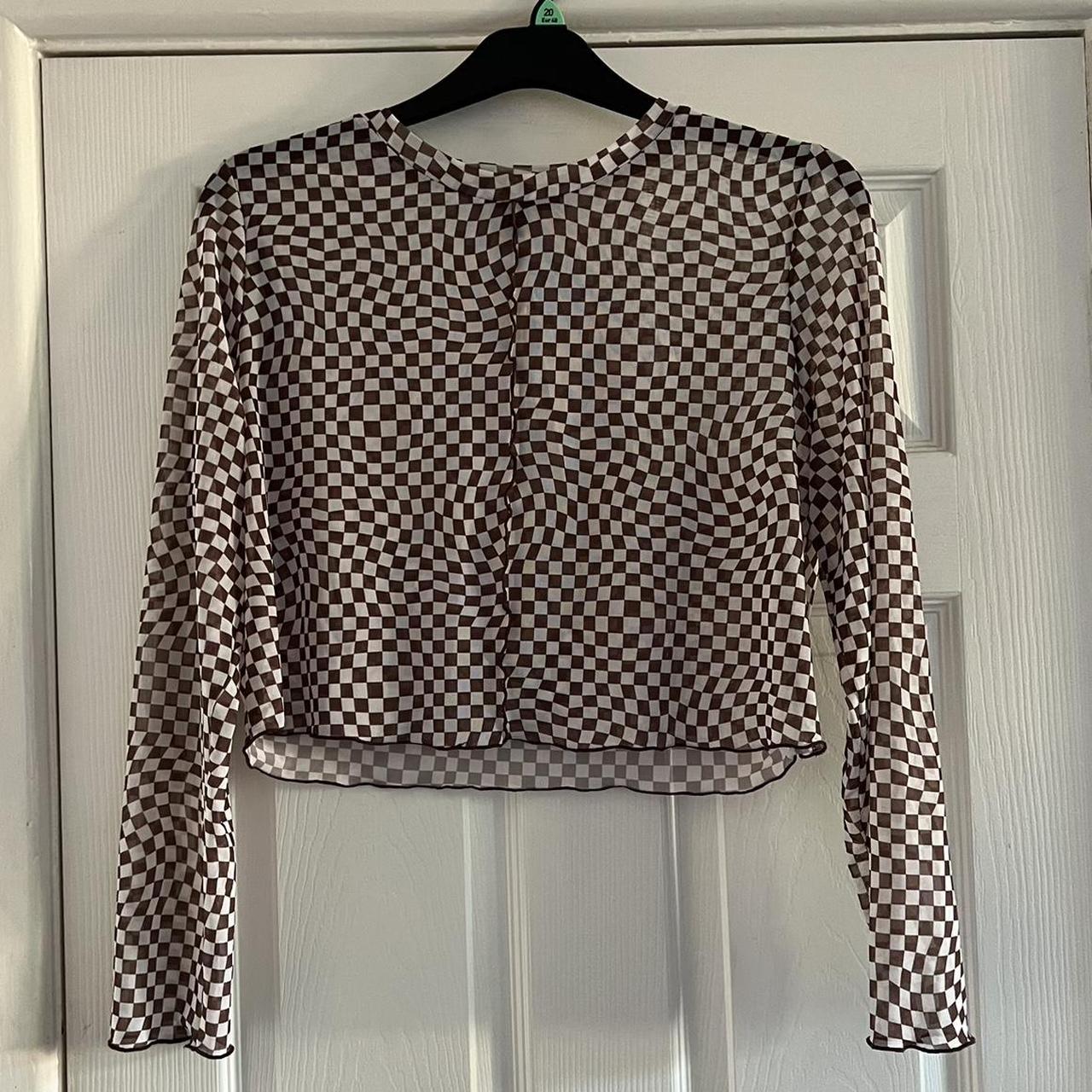 Primark mesh check shirt Size xl Only worn once... Depop