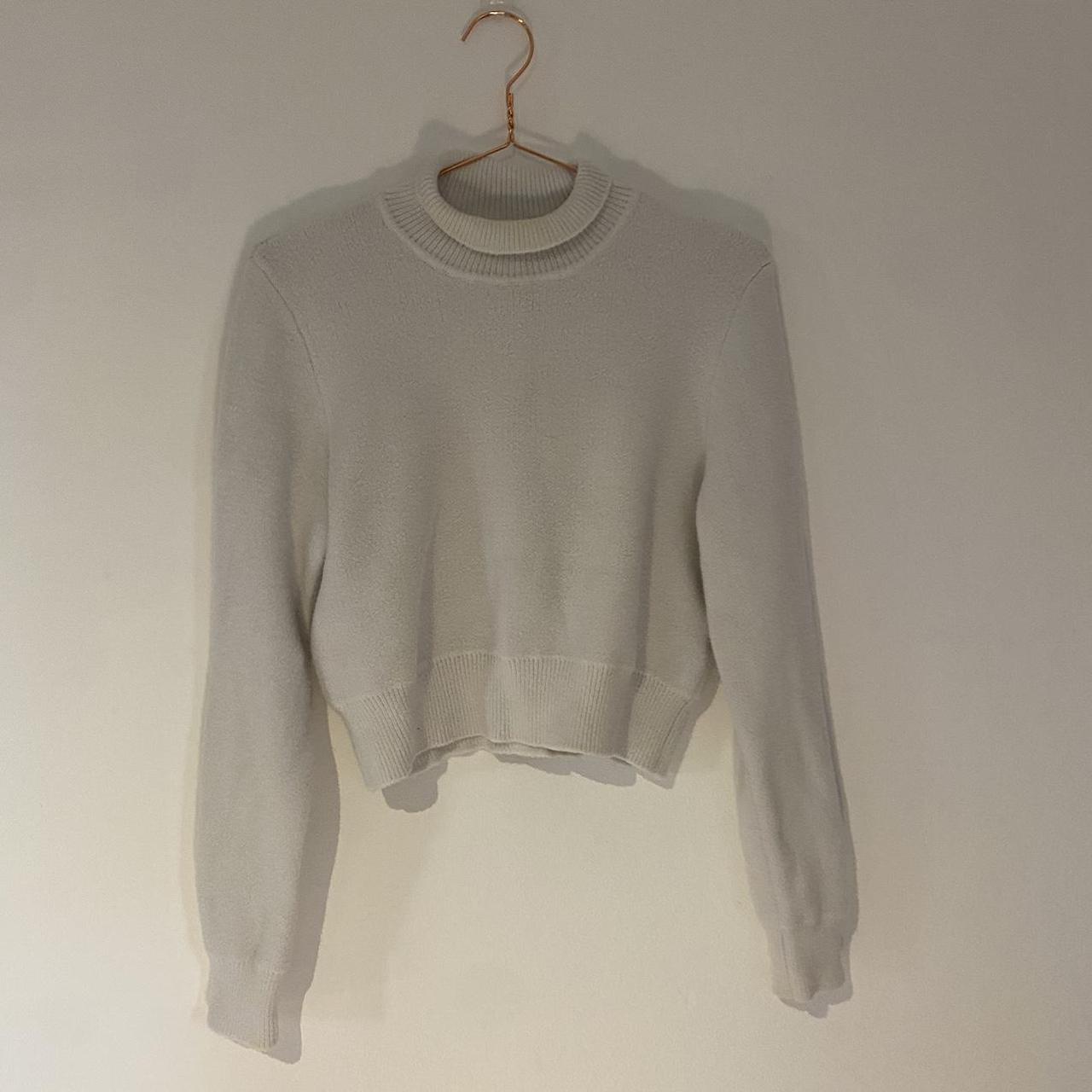Zara Women's White Jumper Depop