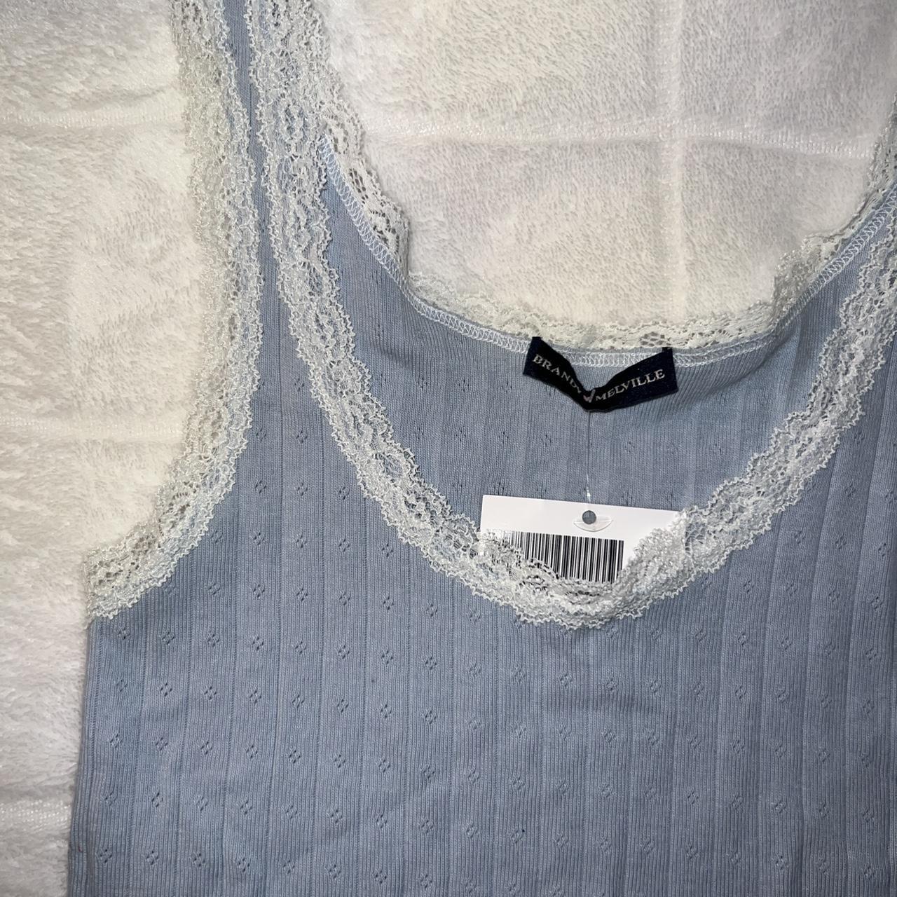 Brandy Melville Ronnie lace tank nwt. Price firm.... Depop