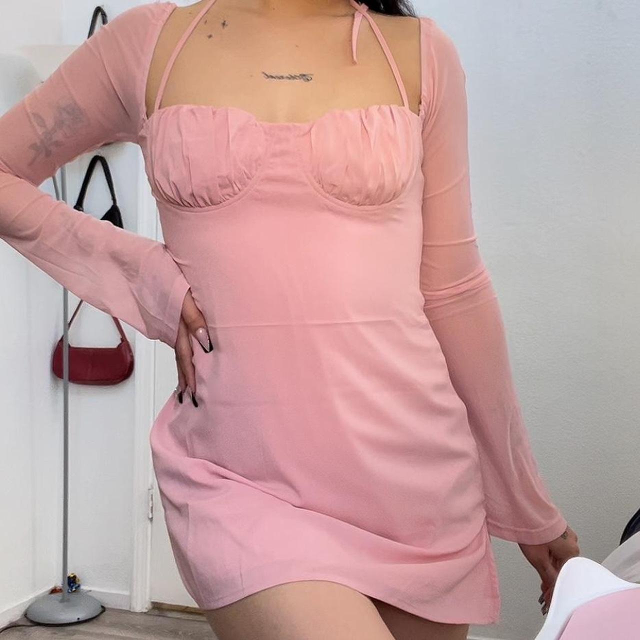 Princess Polly Women's Pink Dress Depop