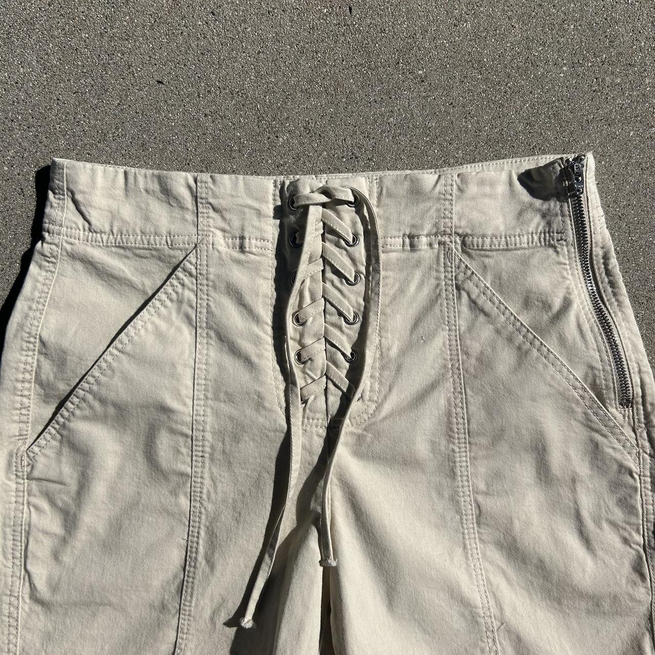y2k Khaki Cargo pants! omg check out the unique... Depop