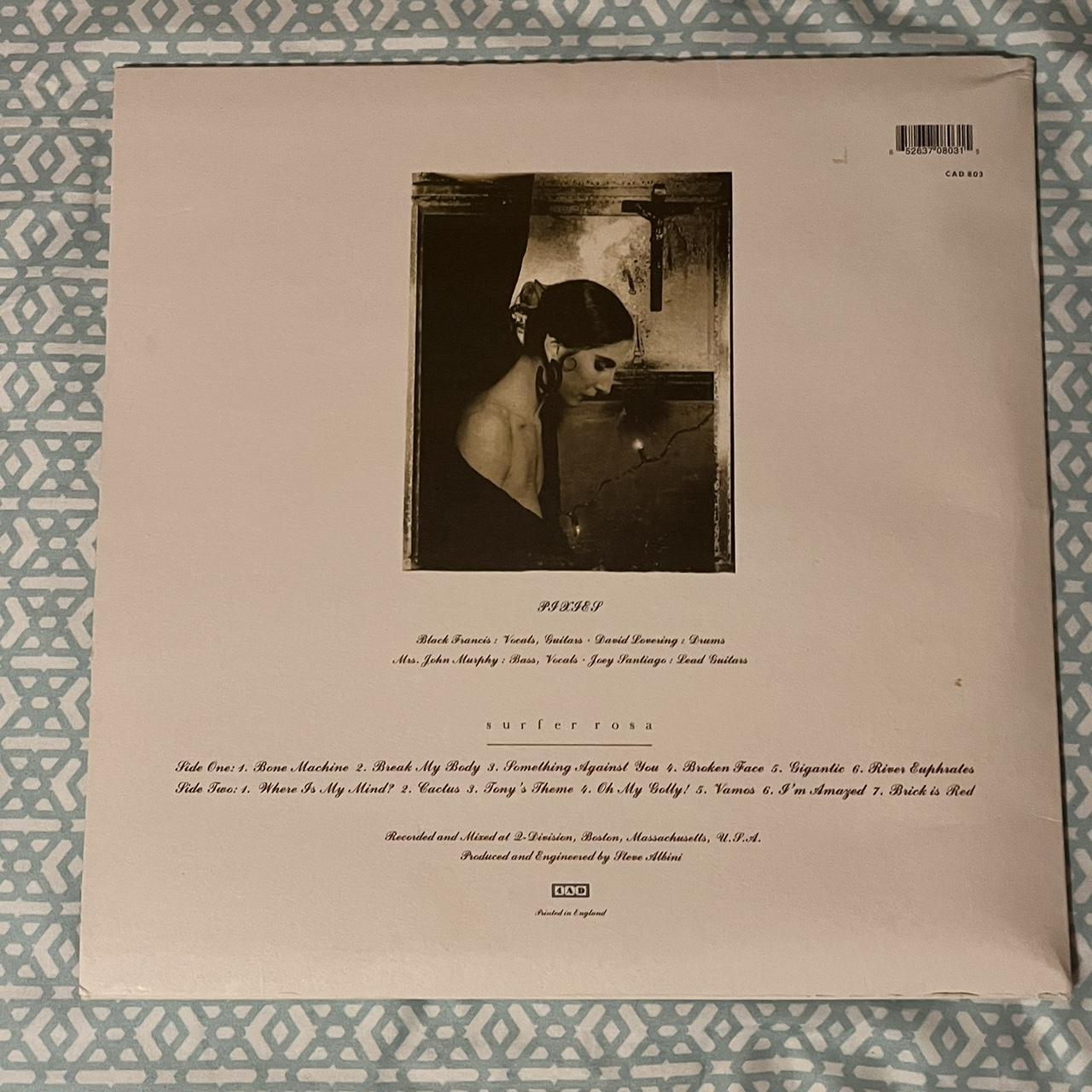 PIXIES “SURFER ROSA” VINYL basic black variant... Depop