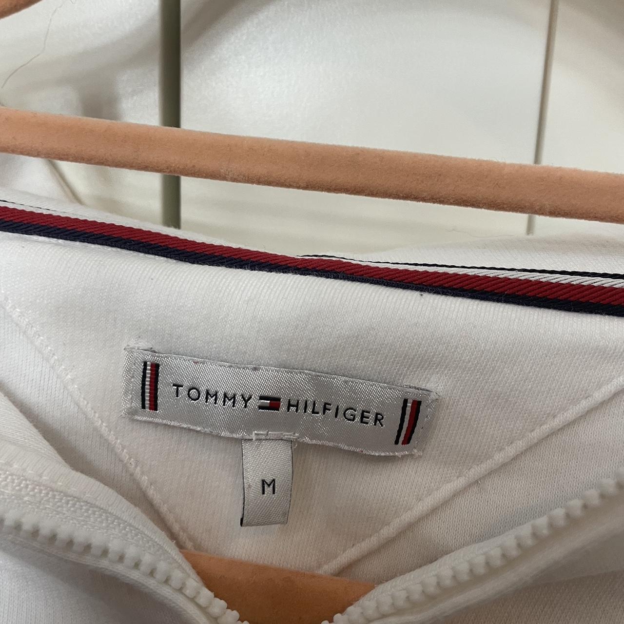 Tommy Hilfiger Women's White Joggerstracksuits Depop