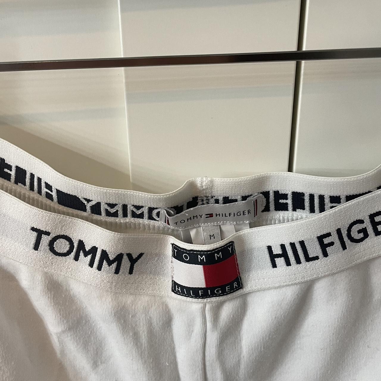 Tommy Hilfiger Women's White Joggerstracksuits Depop