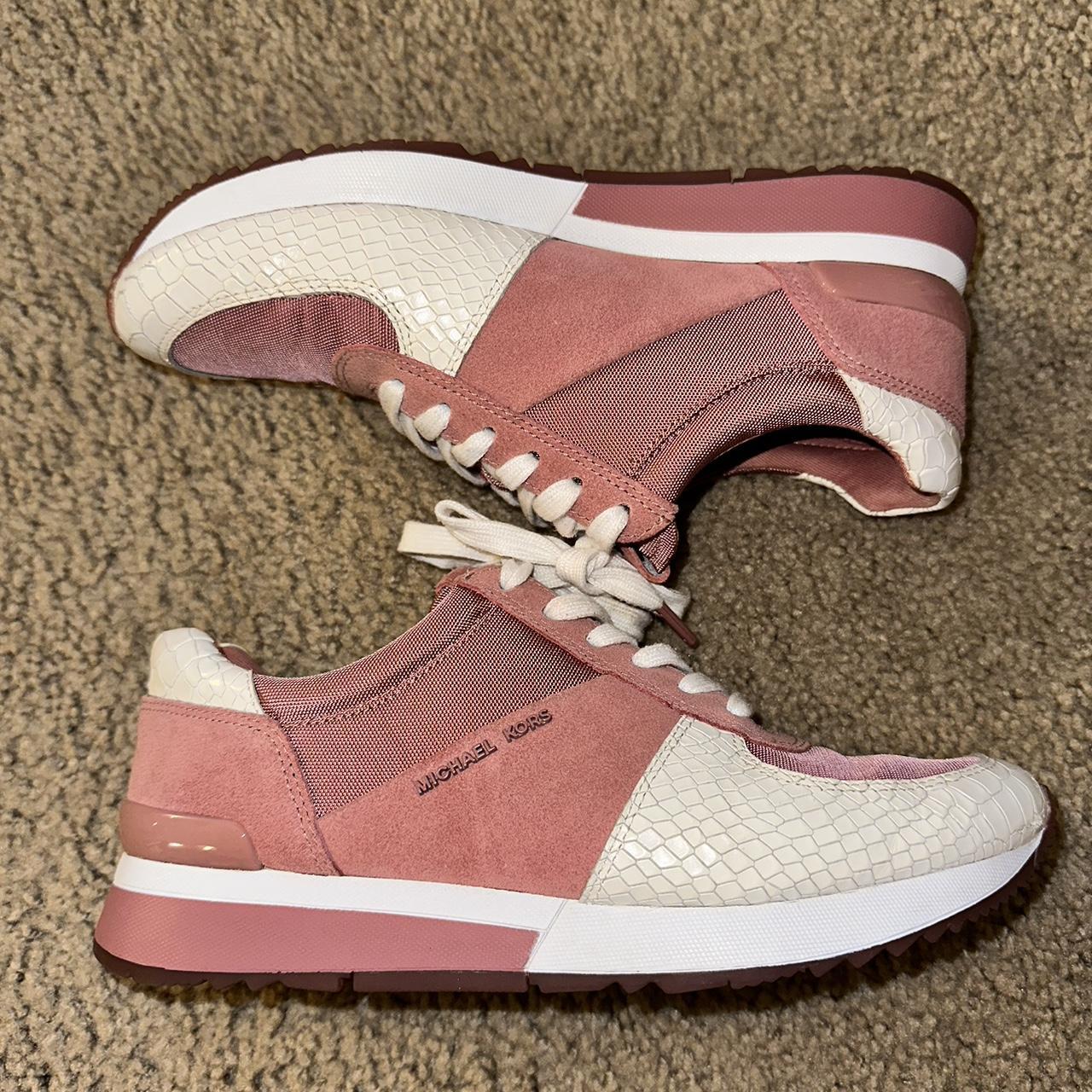 michael kors pink sneakers