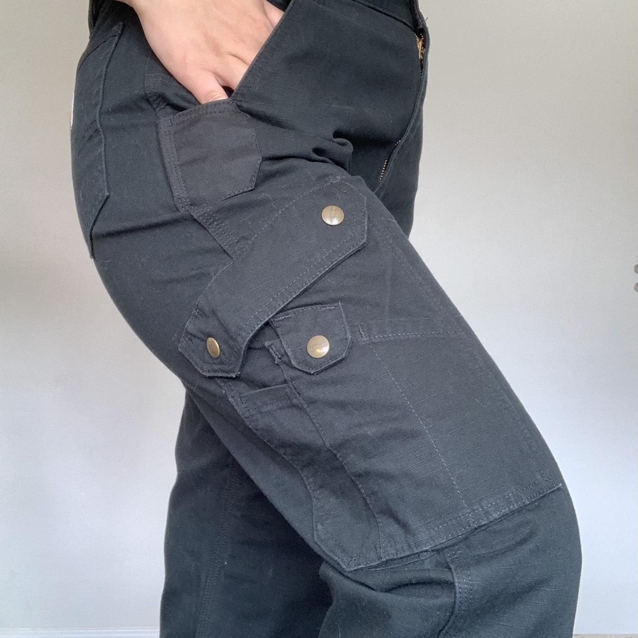 Carhartt Men's Ripstop Cargo Work Pant 36x36, Black.... Depop