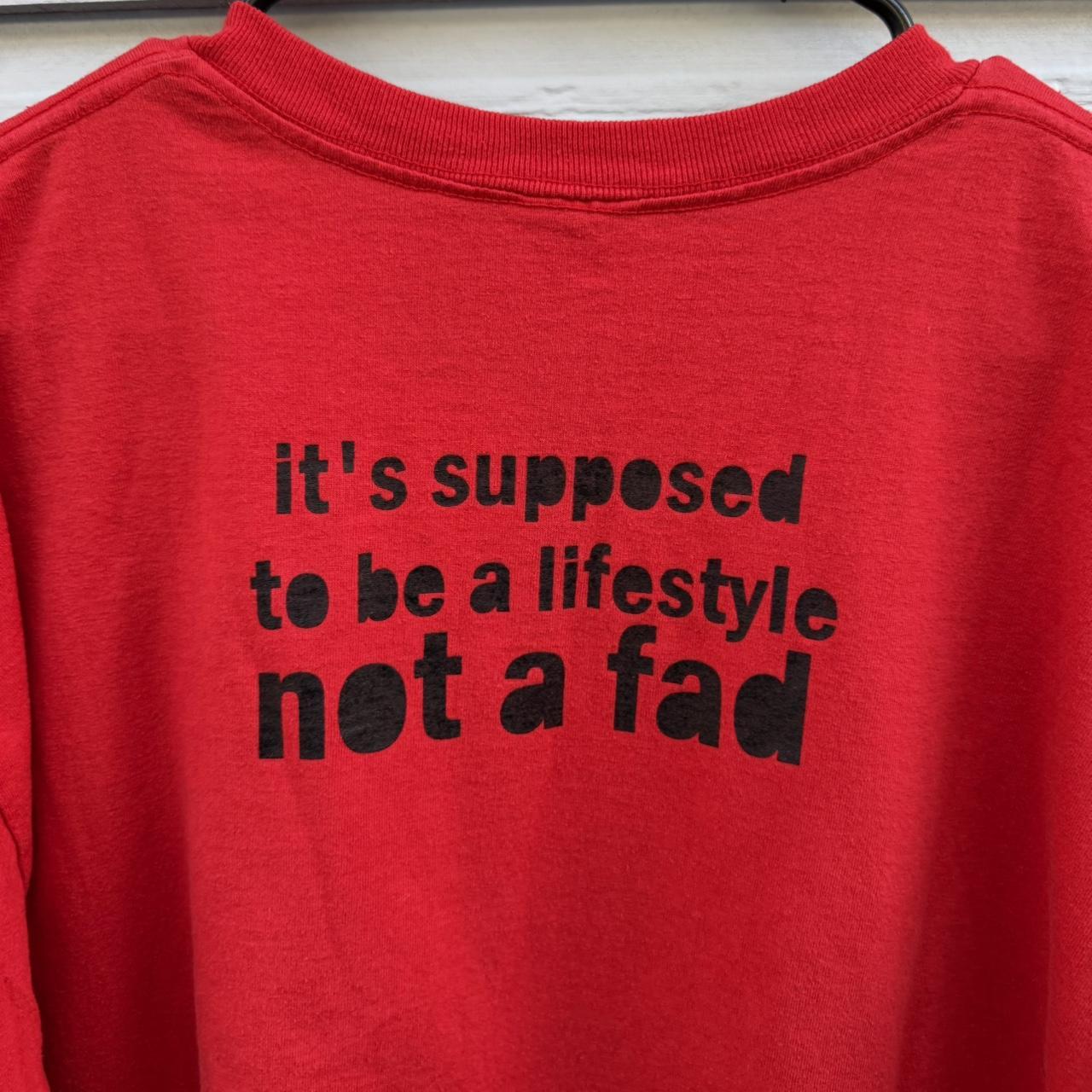 Vintage Men's T-shirt - Red/Multi - L – F R E E S… - image 3