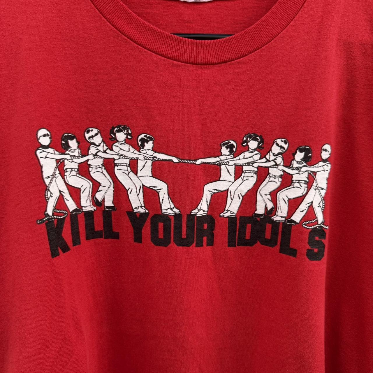 Vintage Men's T-shirt - Red/Multi - L – F R E E S… - image 1