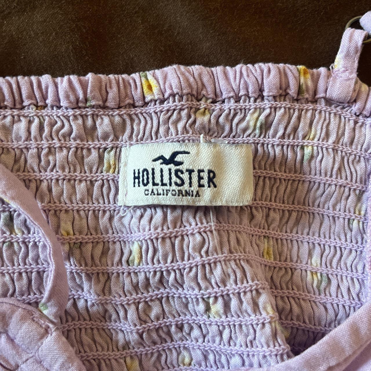 Coquette Hollister lilac / lavender cropped tank... - Depop