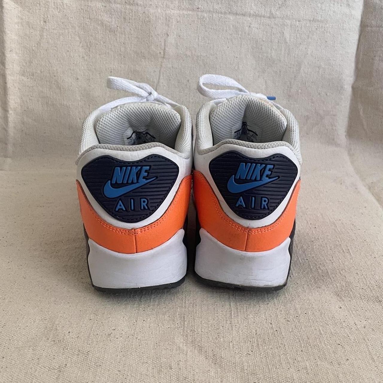 Nike air max clearance 90 orange and blue