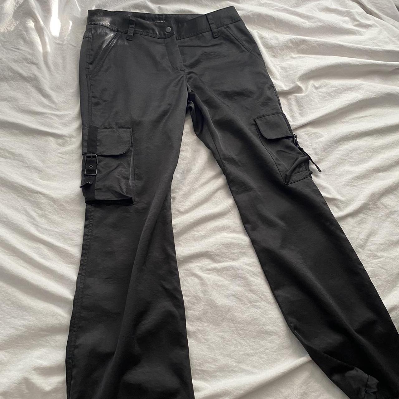 Express cargo pants these cargo pants are so silky... - Depop