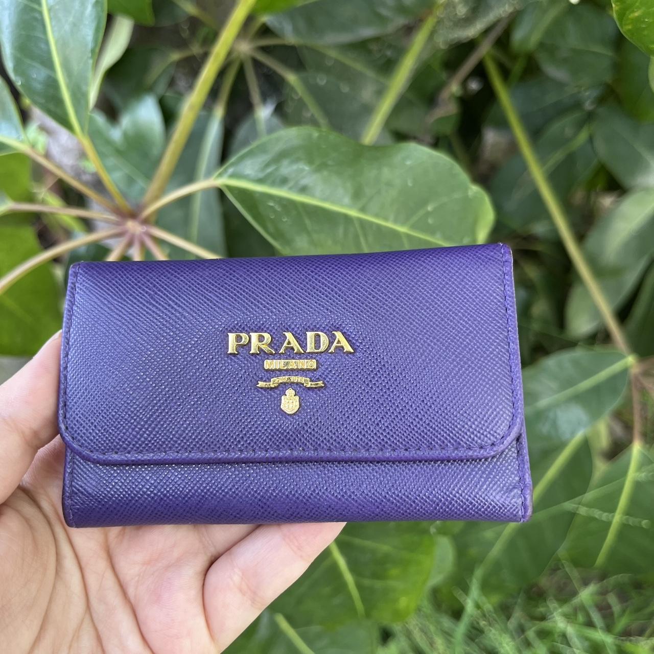 Prada Saffiano ID badge holder from fall 2018 #prada - Depop