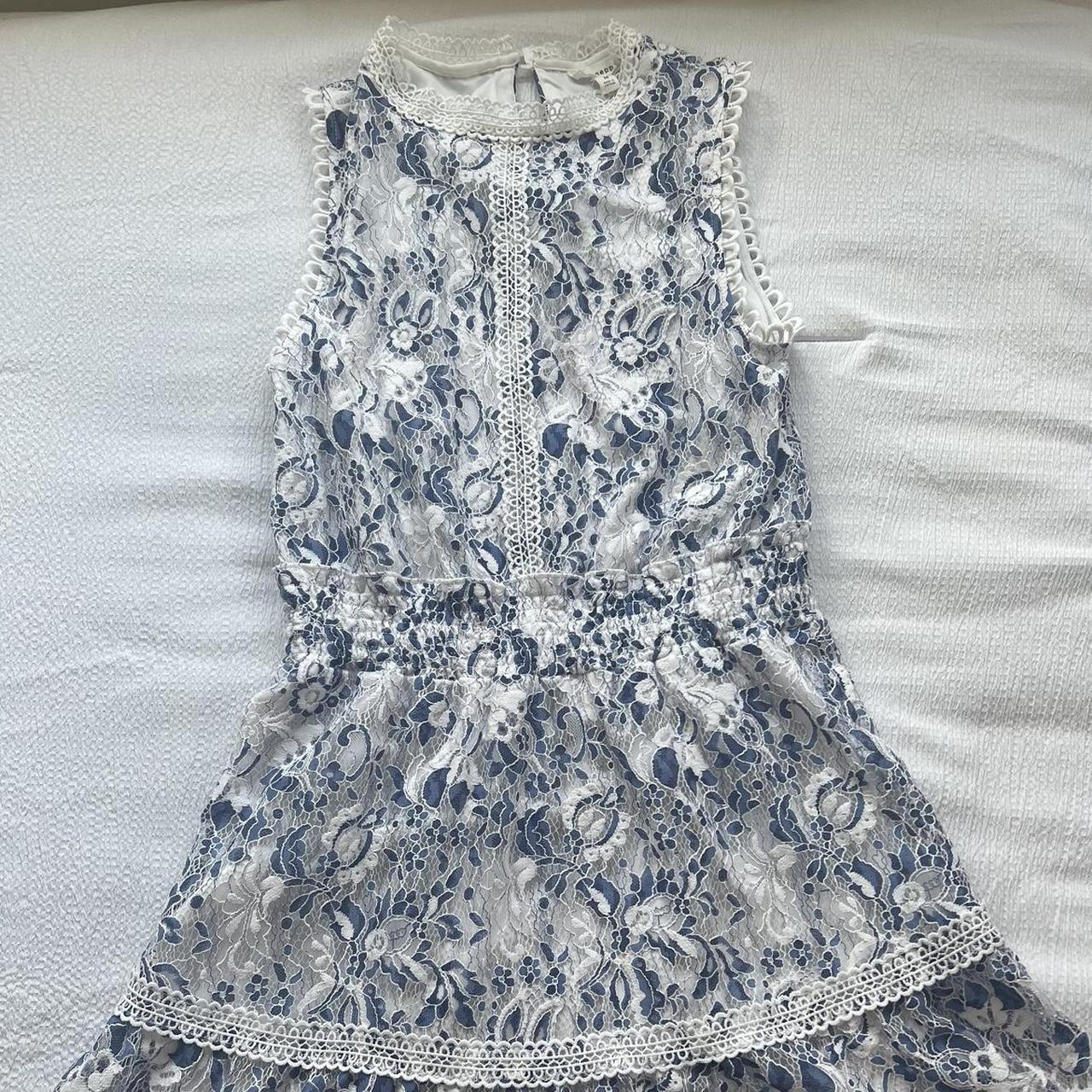 Blue pepper dress, reminds me of love shack fancy... Depop