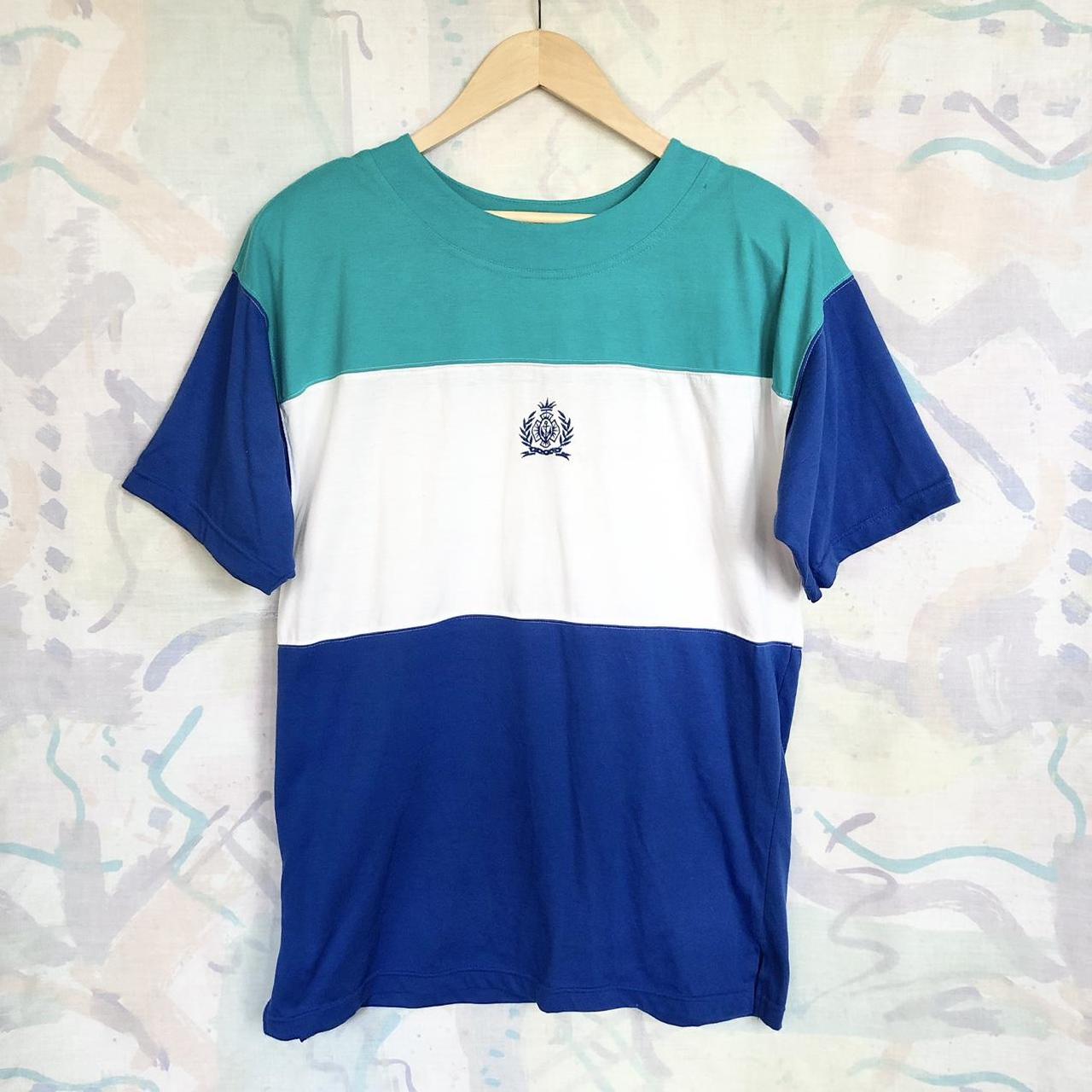 Classic Jersey Tee, Retro Colorblock Logo