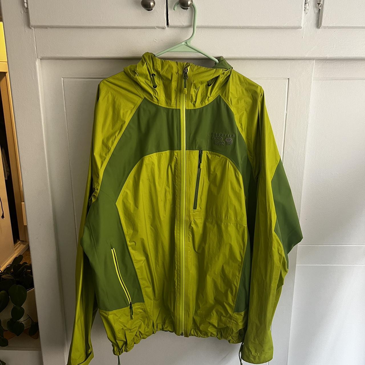 Mountain Hardwear rain jacket XL awesome two tone... - Depop