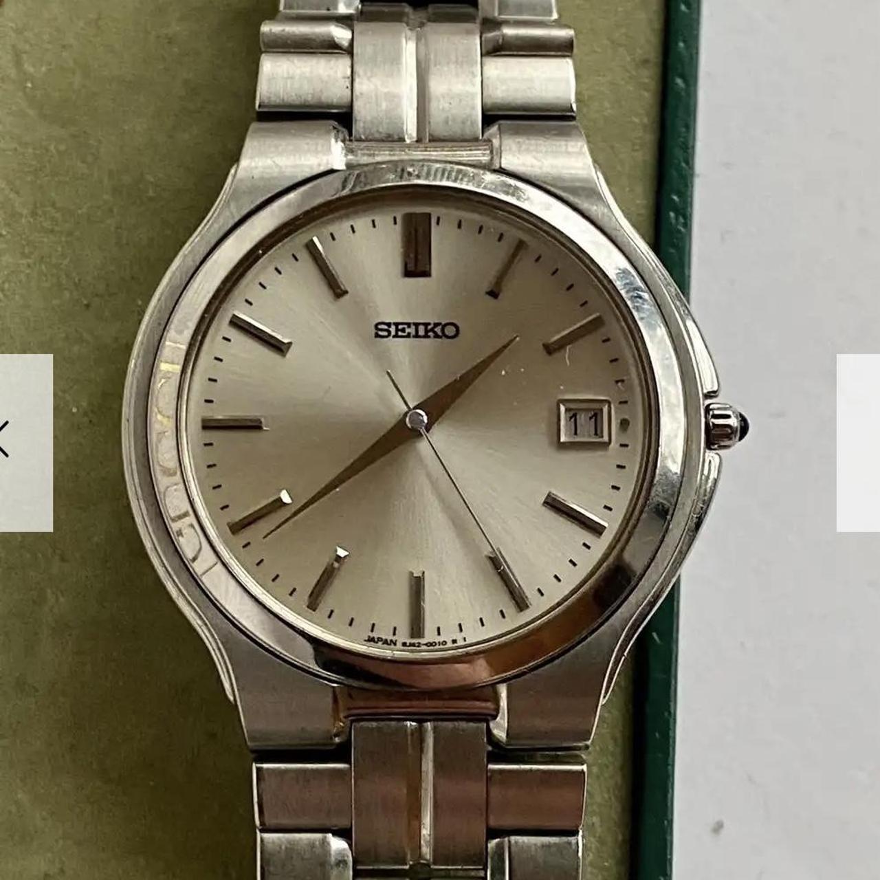 Seiko Mens Silver Watch Depop