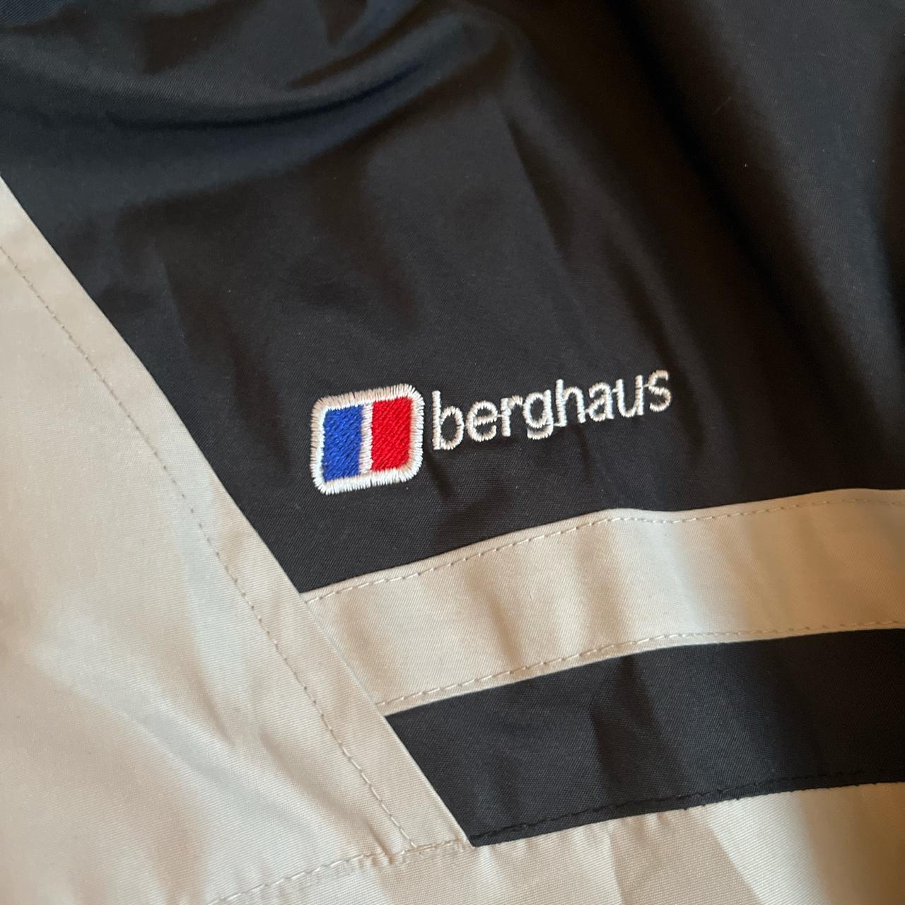 Berghaus Men's Cream and Black Coat | Depop