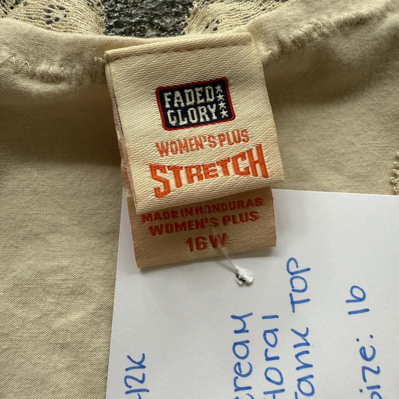 Faded Glory Women's Tank top - Cream/Tan - XXL – … - image 4