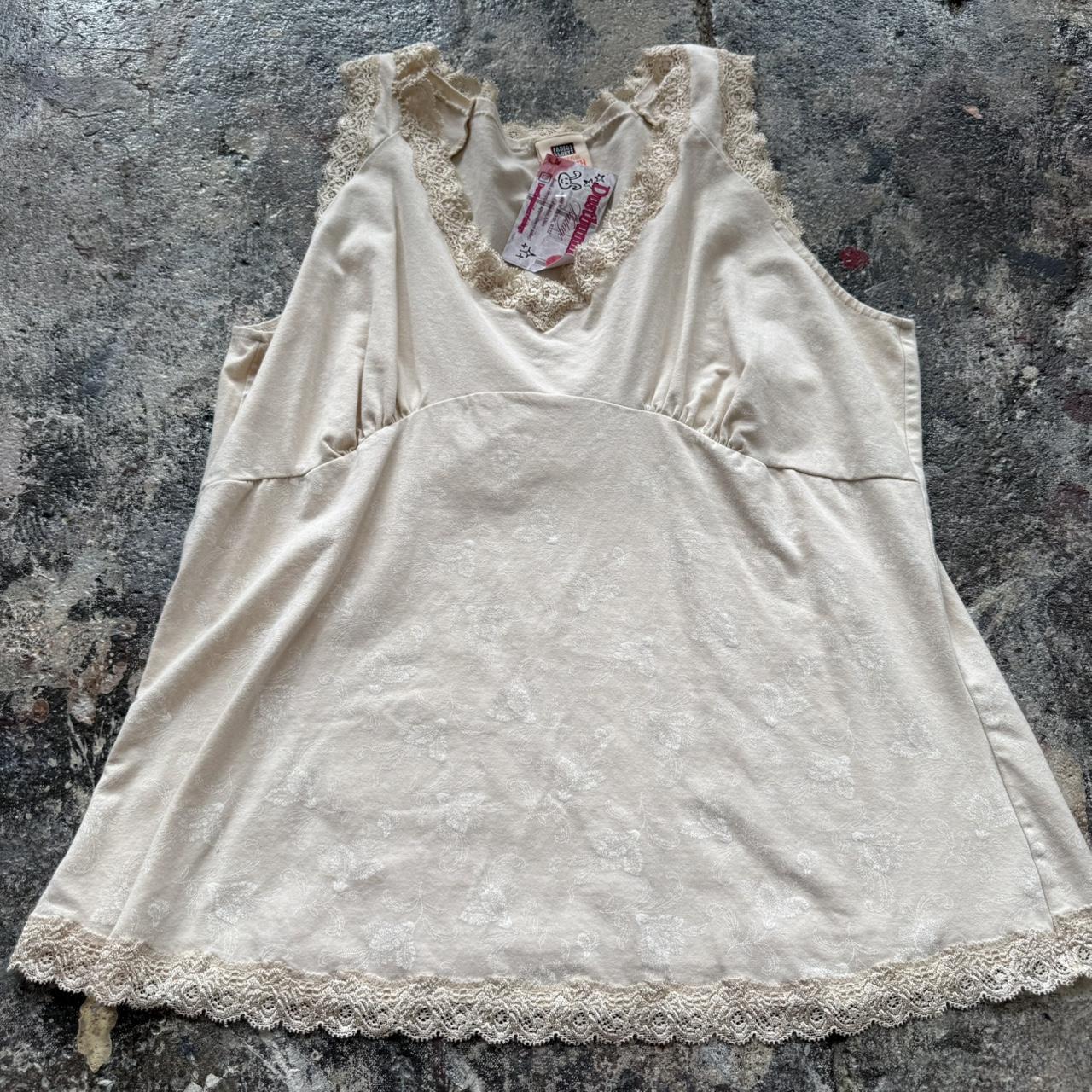 Faded Glory Women's Tank top - Cream/Tan - XXL – … - image 1