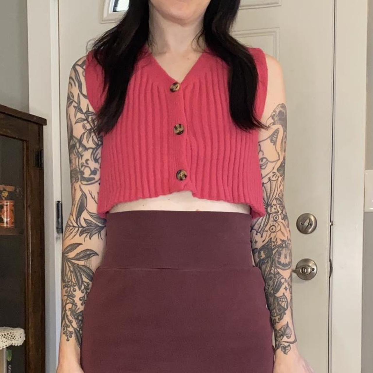 Art Class by Target pink sweater crop top This is... Depop