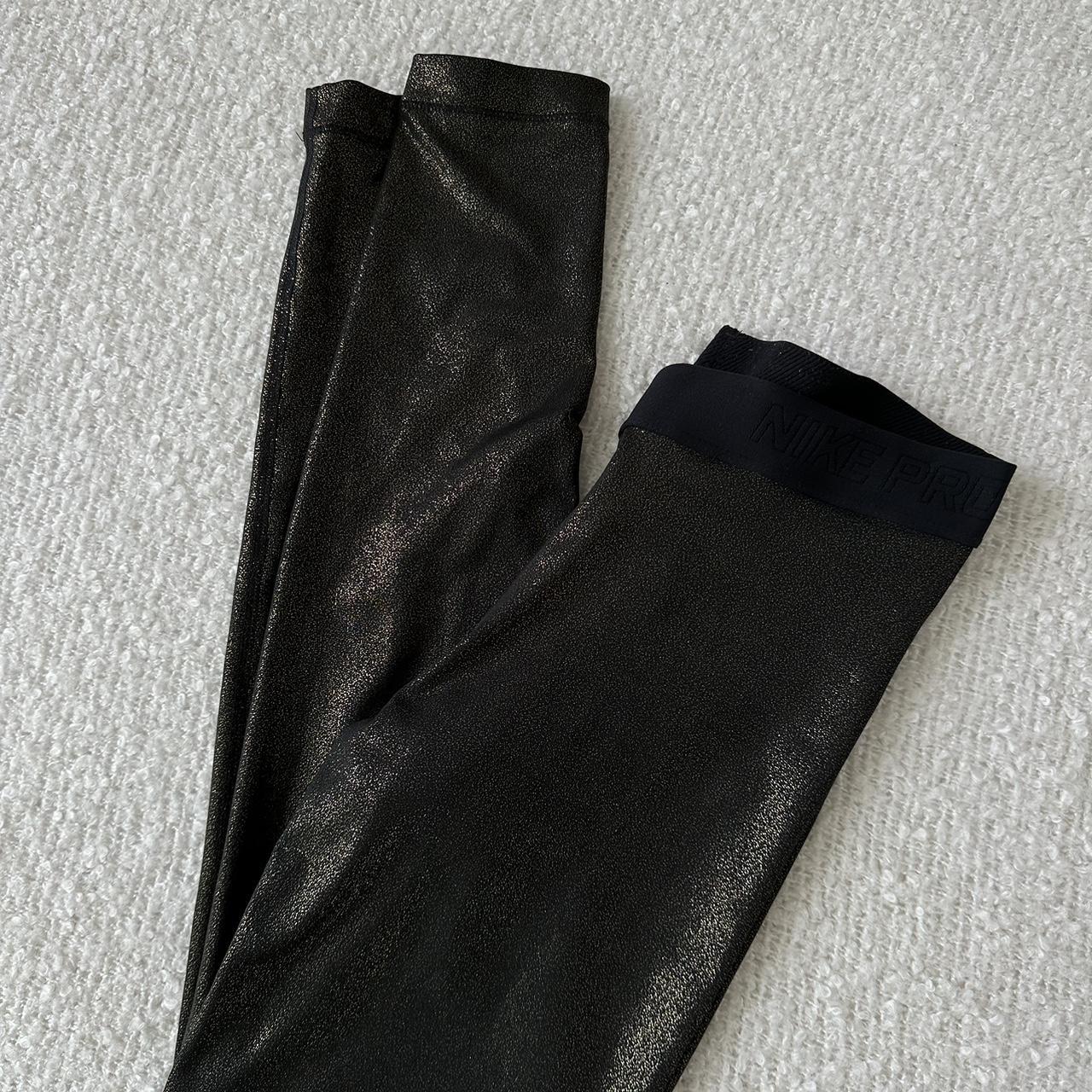 black and gold nike leggings plus size