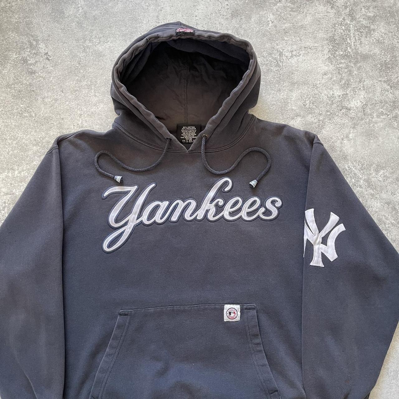 vintage new york yankees hoodie. has a slight fade... - Depop