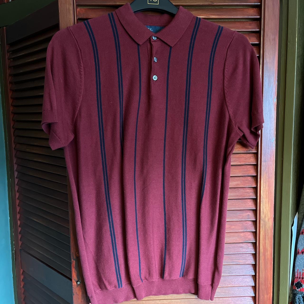 Primark polo shirt. Red size medium, never worn in... - Depop