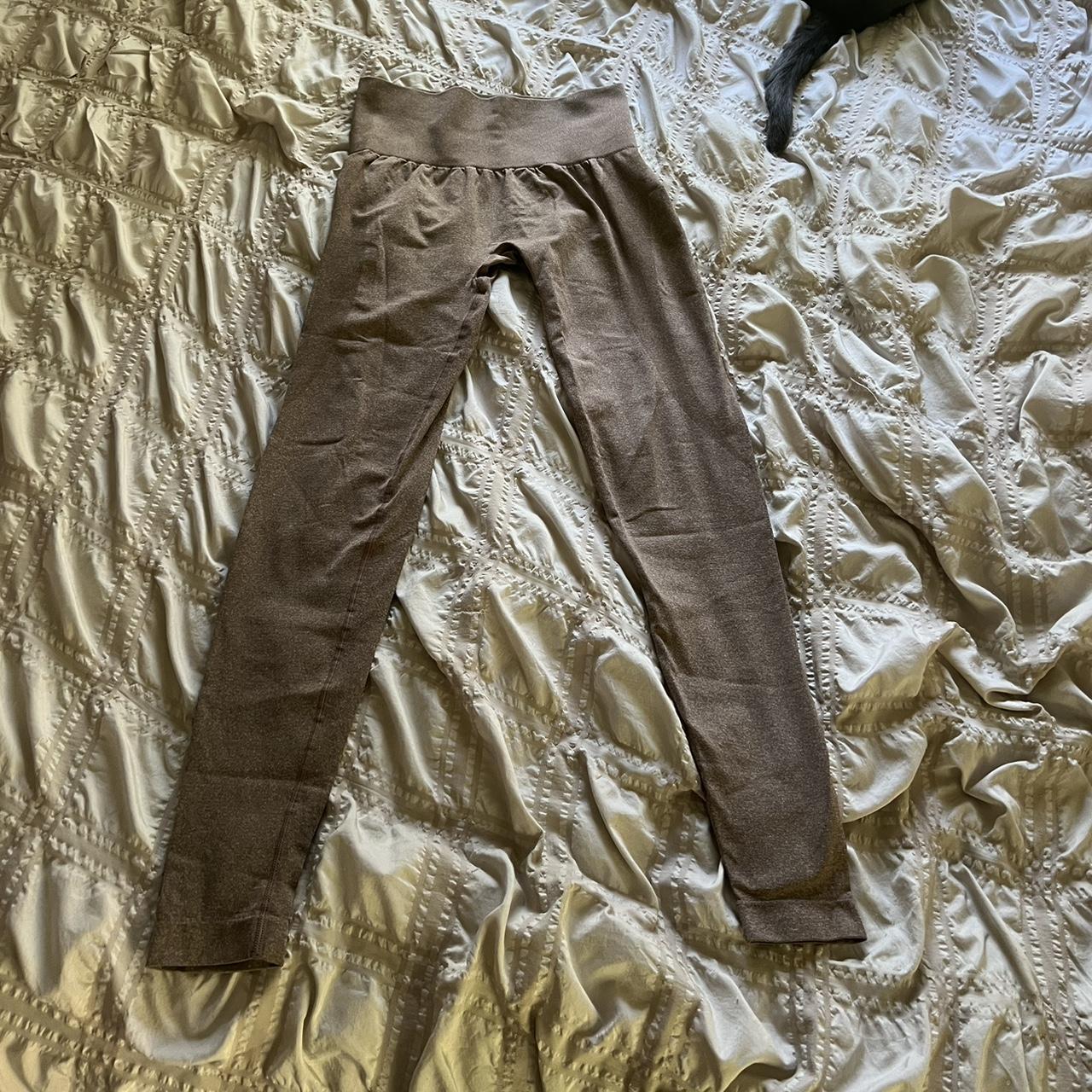 NVGTN dupe from Amazon brown leggings size... Depop