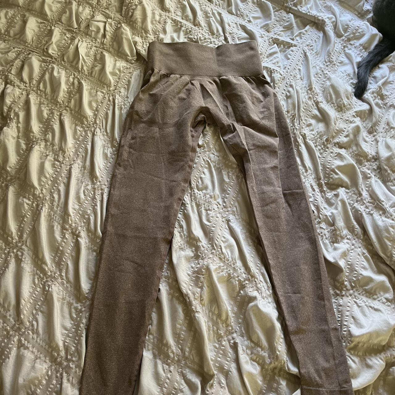 NVGTN dupe from Amazon brown leggings size... Depop