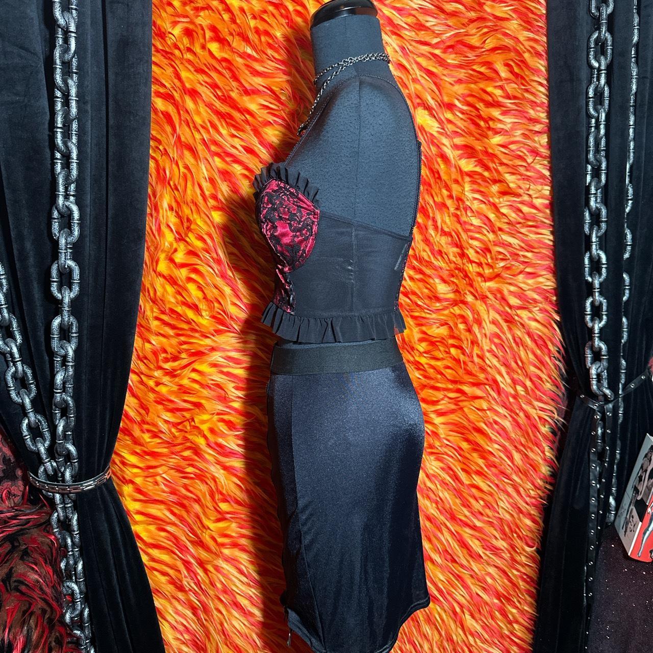 Lip Service lace bustier Mesh and lace... - Depop