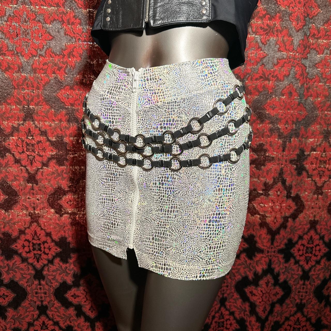 Holographic skirt 90s best sale