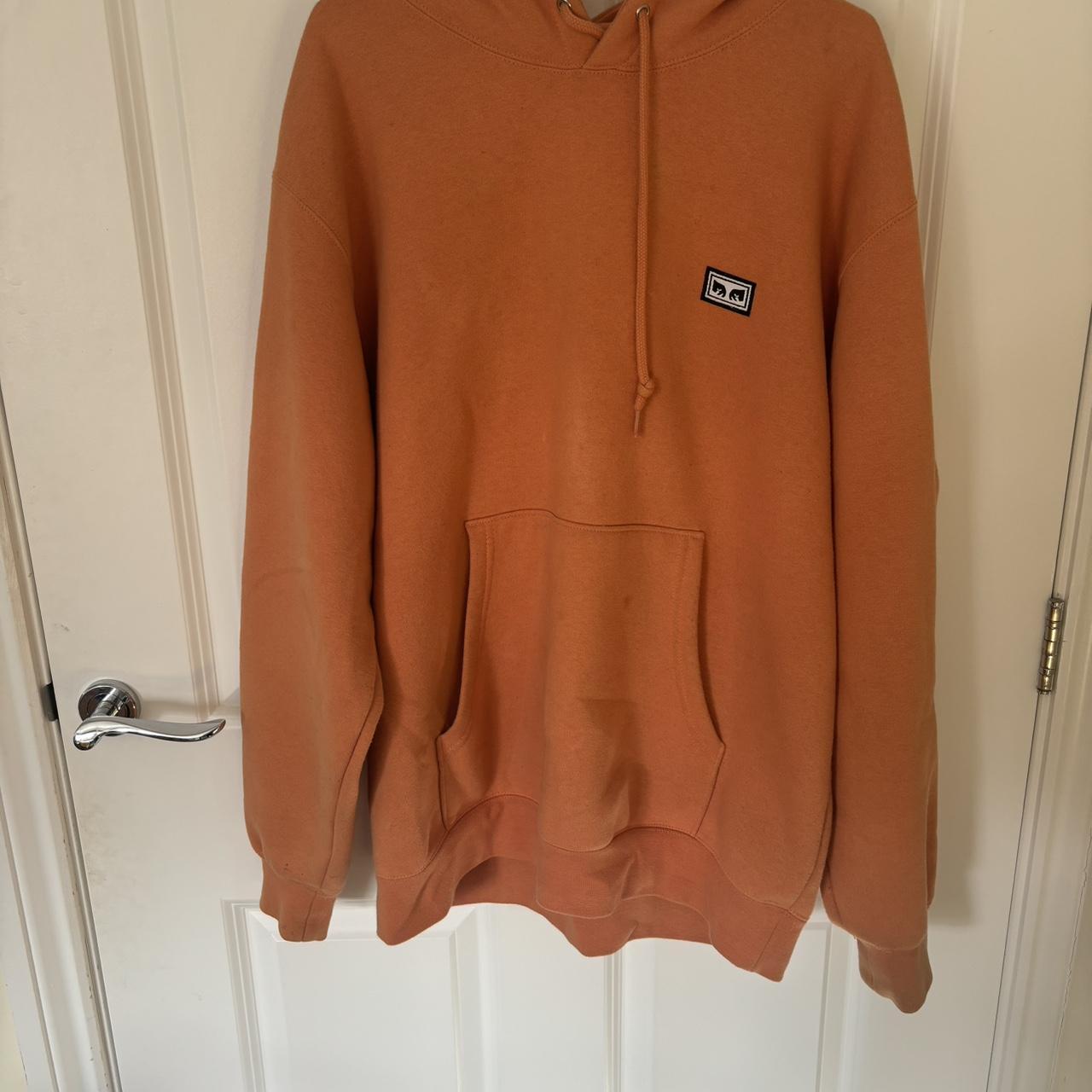 Orange obey hoodie Clearance
