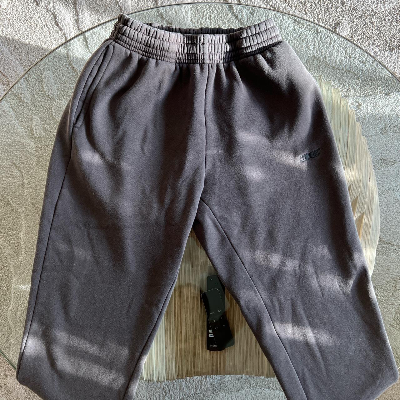 black sweats boys xl fits women's small - Depop