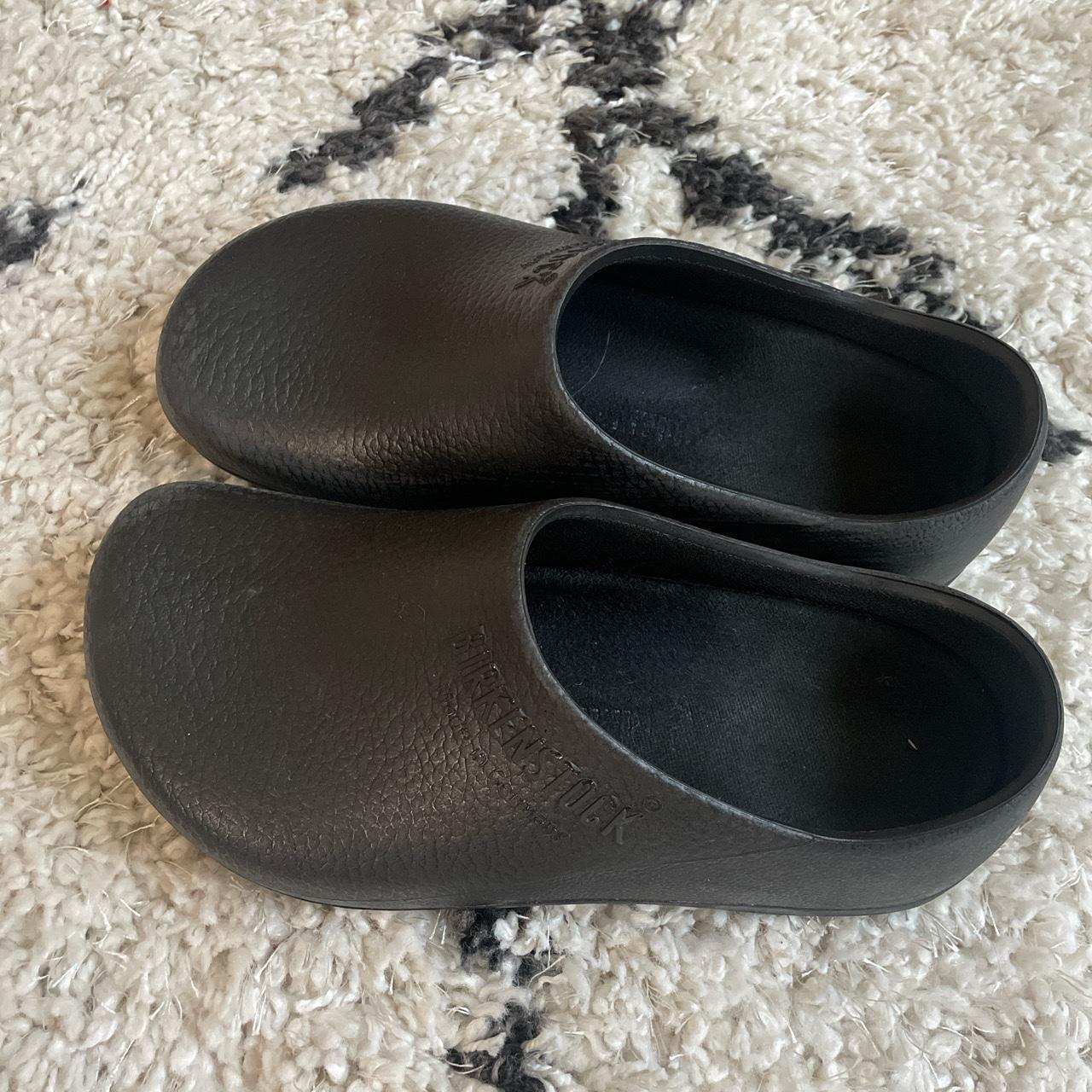BIRKENSTOCK Ges Gesch Rubber Black Clogs Size 39... Depop