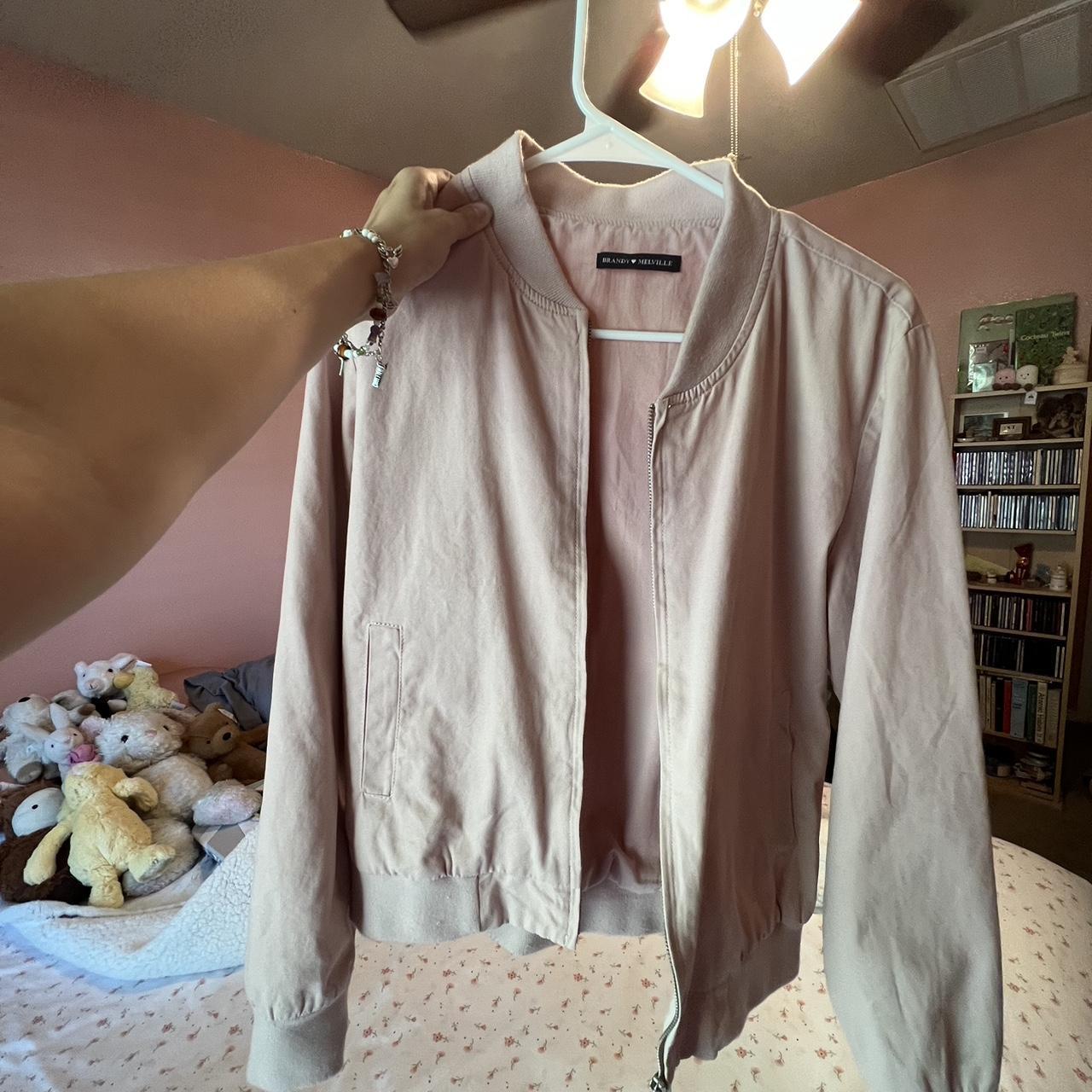 Brandy melville-bomber-jacket - Depop