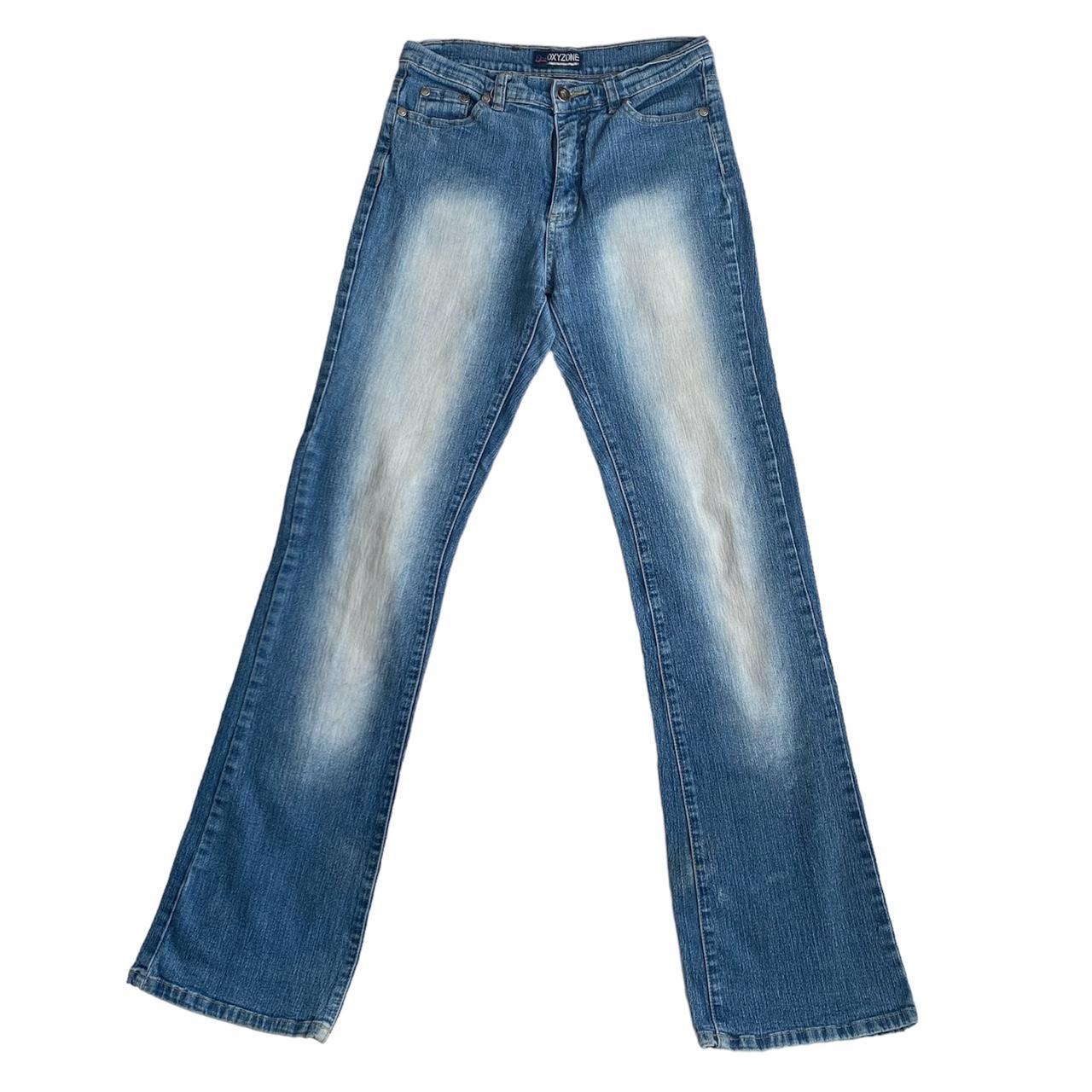 Iconic vintage Y2K faded denim jeans Sexy bootcut... - Depop