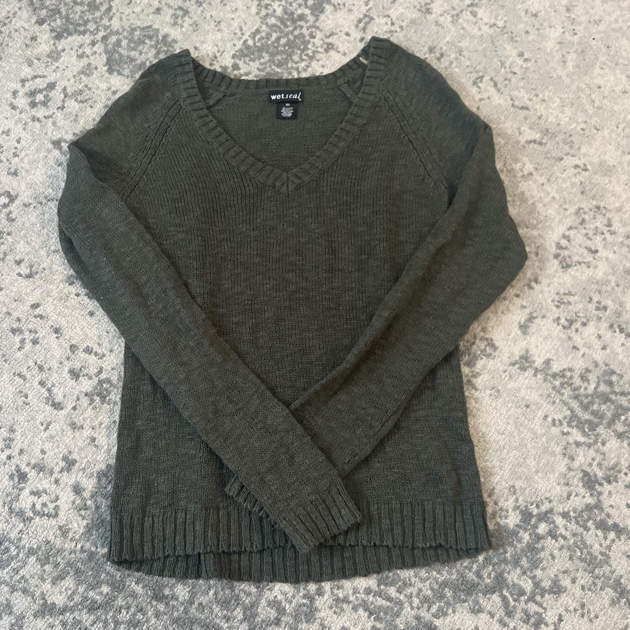 ️‍🔥 green sweater - size xs, but could also fit a... - Depop