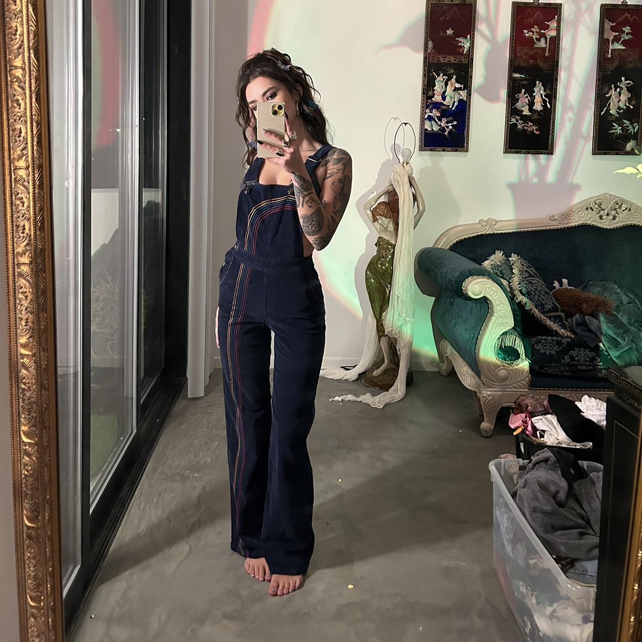 Free people corduroy rainbow overalls size 0/24 🌈 Depop Free people corduroy rainbow overalls size 0/24 🌈 Depop