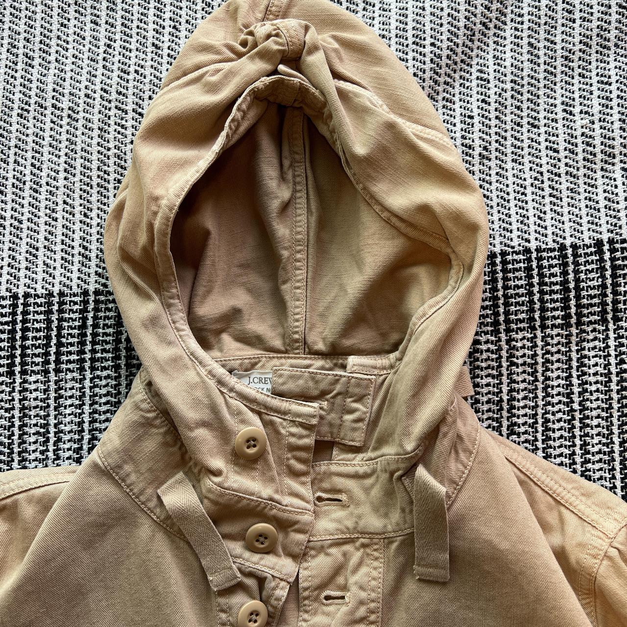 クリーム J. Crew Women's Jacket - Tan/Cream - S – Small tan cotton J.Crew